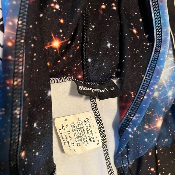 Blackmilk Blue Galaxy Snuggle Suit XS - Sample - Picture 3 of 3